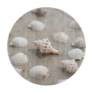 Planche À Découper Plage Sérénité aux Coquillages Délicats
