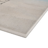 Planche À Découper Plage tropicale et palmier de Floride à la retrait (Coin)