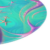 Planche À Découper Plage turquoise et violette de Starfish (Coin)
