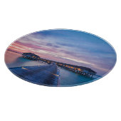 Planche À Découper Plages tropicales | Bungalows Maldives (Coin)