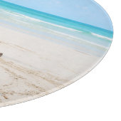 Planche À Découper Plages tropicales | Chaise de plage sur sable (Coin)