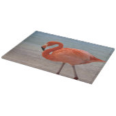 Planche À Découper Plages tropicales | Flamant rose des Caraïbes, Aru (Coin)