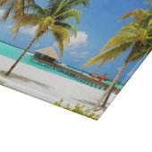 Planche À Découper Plages tropicales | Île et lagon, Maldives (Coin)