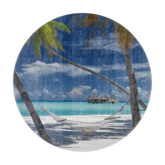 Planche À Découper Plages tropicales | Sandy Beach, Maldives (Devant)