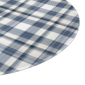 Planche À Découper Plaid blanc bleu 1 (Coin)