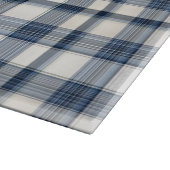 Planche À Découper Plaid blanc bleu 1 (Coin)