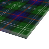 Planche À Découper plaid bleu vert de tartan du sud (Coin)