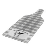 Planche À Découper Plaid Buffalo Gris Plaid Farm Cow Cutboard (Coin)