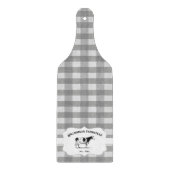 Planche À Découper Plaid Buffalo Gris Plaid Farm Cow Cutboard (Devant)