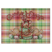 Planche À Découper Plaid de pain d'épice d'échange de biscuit (Devant)