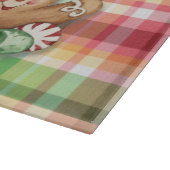 Planche À Découper Plaid de pain d'épice d'échange de biscuit (Coin)