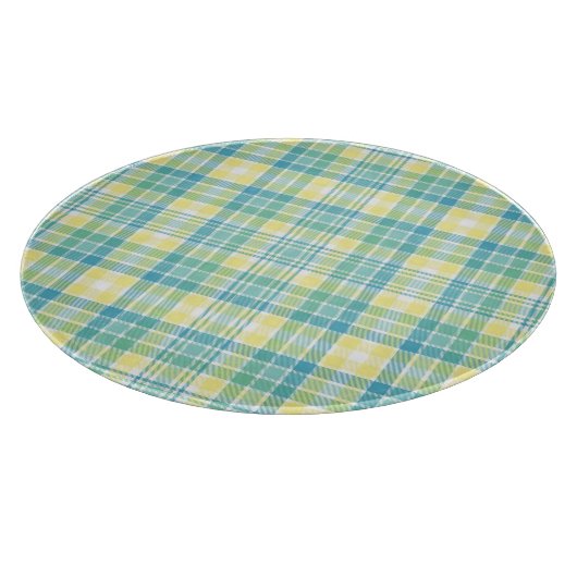 Planche À Découper Plaid en pastel (Coin)