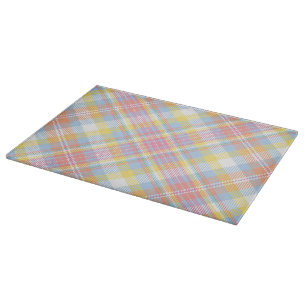 Planche À Découper Plaid en pastel de rayure