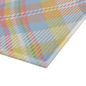 Planche À Découper Plaid en pastel de rayure (Coin)