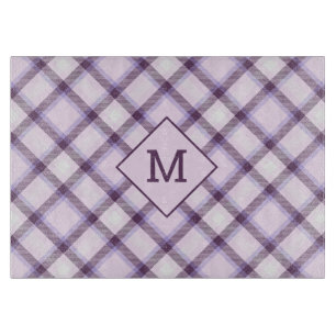Planche À Découper Plaid Monogramme personnalisé / Motif Tartan