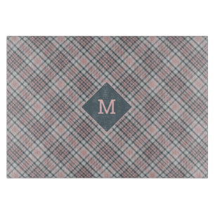 Planche À Découper Plaid Monogramme personnalisé / Motif Tartan