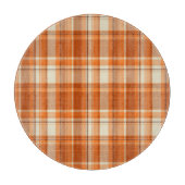 Planche À Découper Plaid orange (Devant)