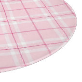 Planche À Découper Plaid rose-clair (Coin)