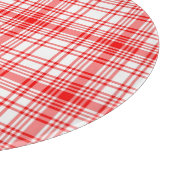 Planche À Découper Plaid rouge (Coin)