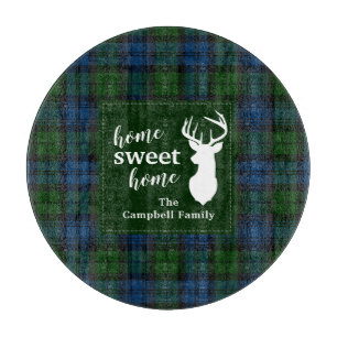 Planche À Découper Plaid Tartan Clan Campbell Militaire Personnalisé