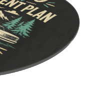 Planche À Découper Plan de retraite de camping (Coin)