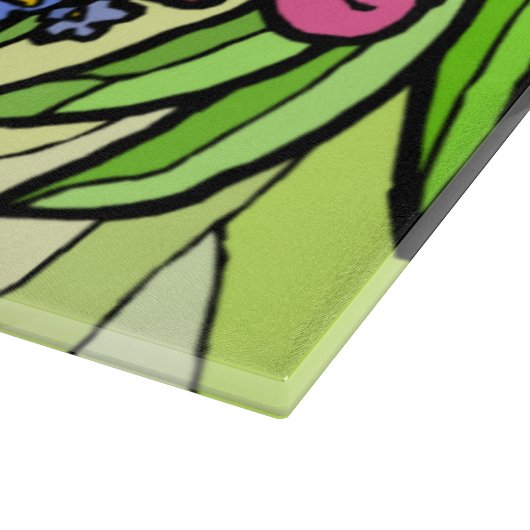 Planche À Découper Planche à coudre Jardin en verre (Coin)