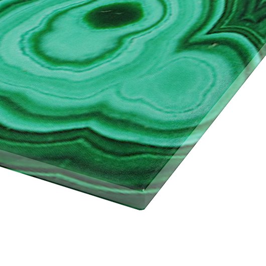 Planche À Découper "Planche à découper de malachite " (Coin)