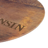 Planche À Découper Planche à fromage estampé Wisconsin (Coin)