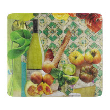 Planche à verre Carrelage mexicain vert