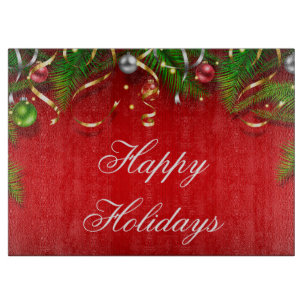 Planche À Découper Planche à verre/Joyeuses fêtes