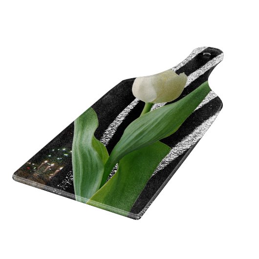 Planche À Découper Planche à verre Tulipe florale (Coin)