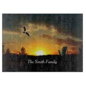 Planche À Découper Planche de coupage de prairie grassy jaune (Devant)