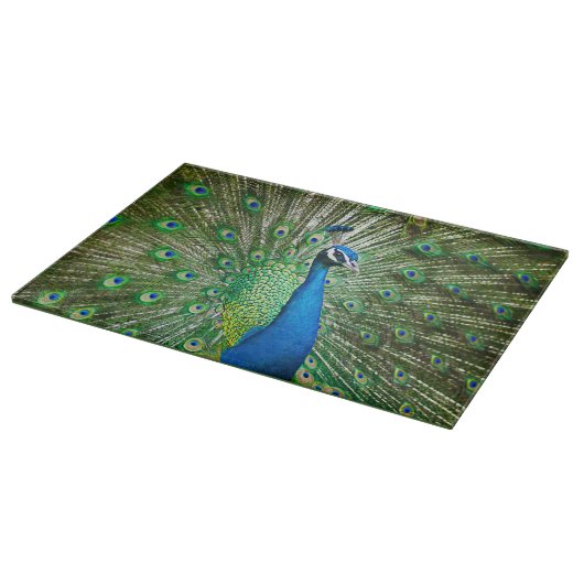 Planche À Découper Planche de coupe en verre de Peacock (Coin)