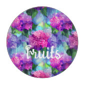 Planche À Découper Planche de coupe en verre fleuri inspirée de Pâque (Devant)