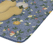 Planche À Découper Planche de coupe en verre Mittens jaune (Coin)