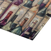 Planche À Découper Planche de coupe en verre pour les amateurs de vin (Coin)
