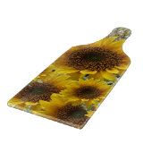 Planche À Découper Planche de coupe en verre Tournesol (Coin)