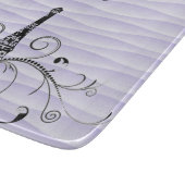 Planche À Découper Planche de coupe pourpre Tour Eiffel (Coin)