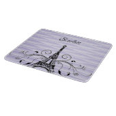 Planche À Découper Planche de coupe pourpre Tour Eiffel (Coin)