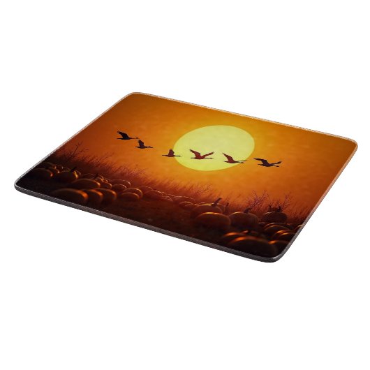 Planche À Découper Planche de couture en verre couché d'automne (Coin)