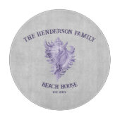 Planche À Découper Planche de découpe de coquille de conque violet (Devant)