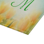 Planche À Découper Planche de découpe en verre de monogramme Sun Kiss (Coin)