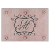 Planche À Découper Planche de diamant Pink Tufted Verre Découpe (Devant)