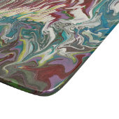 Planche À Découper Planche décorative en verre Abstrait (Coin)