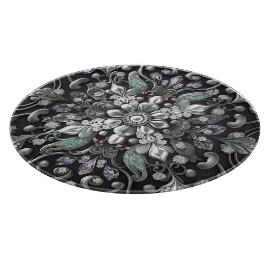 Planche À Découper Planche décorative violette argentée (Coin)