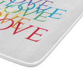 Planche À Découper PLANCHE LOVE 6x7 Panneau de découpe en verre (Coin)