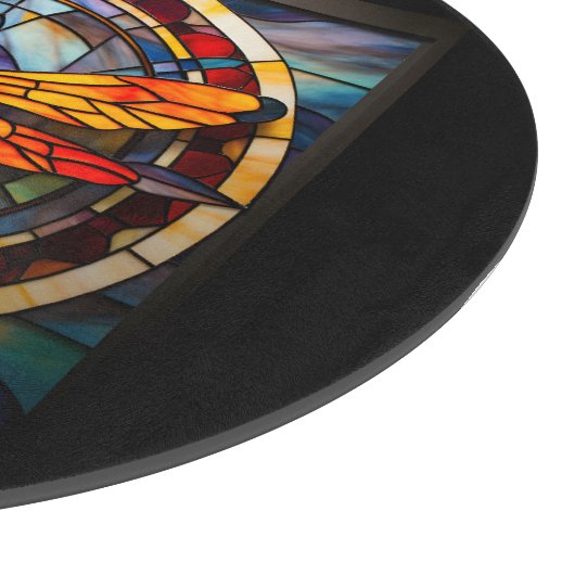 Planche À Découper planneur de libellules en vitrail (Coin)