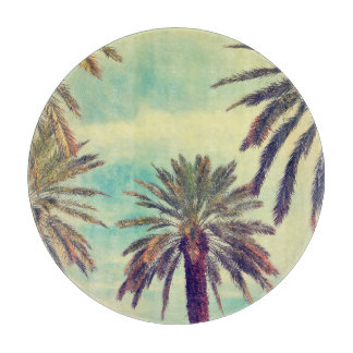 Planche À Découper Plantation de palmiers ensoleillés : Oasis cultivé