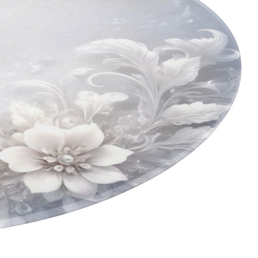 Planche À Découper Plante blanche (Coin)