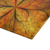 Planche À Découper Plante d'automne, Abstrait moderne Fractal Art Lea (Coin)